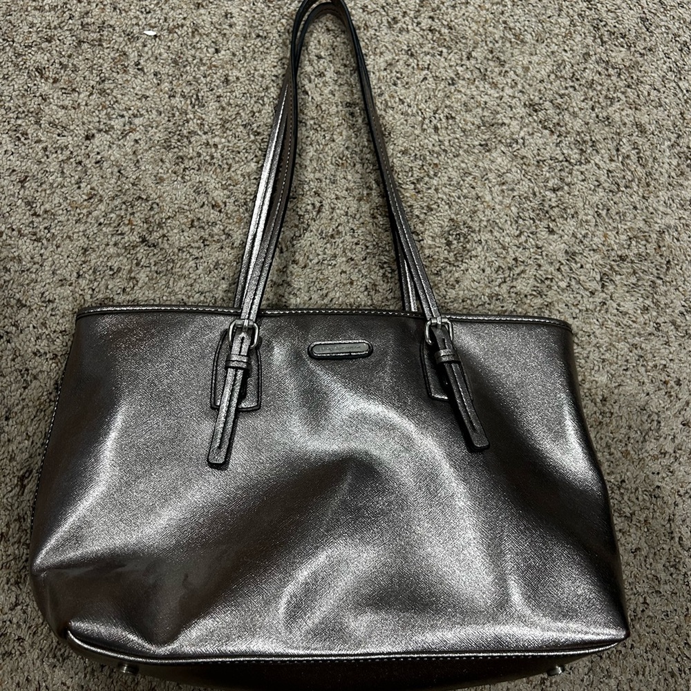 Dana Buchman Metallic Shoulder purse